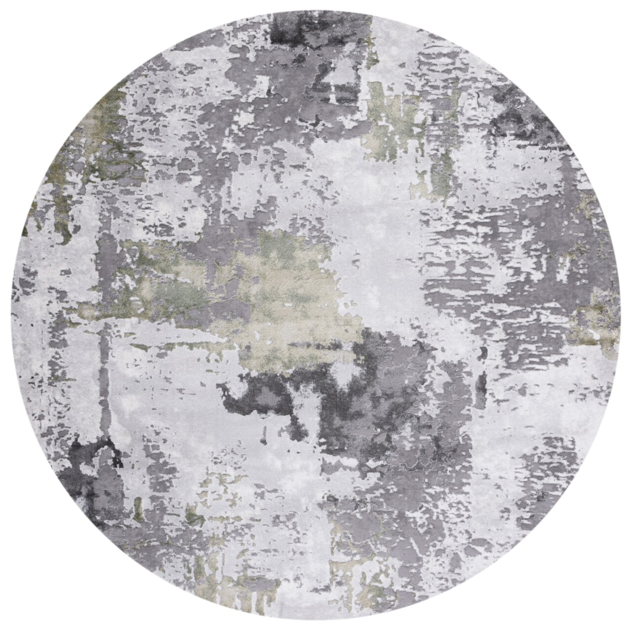Safavieh Craft Collection Cft820Y Grey / Green Rug Modern Rug Abstract Carpet